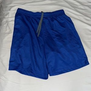 Large blue shorts